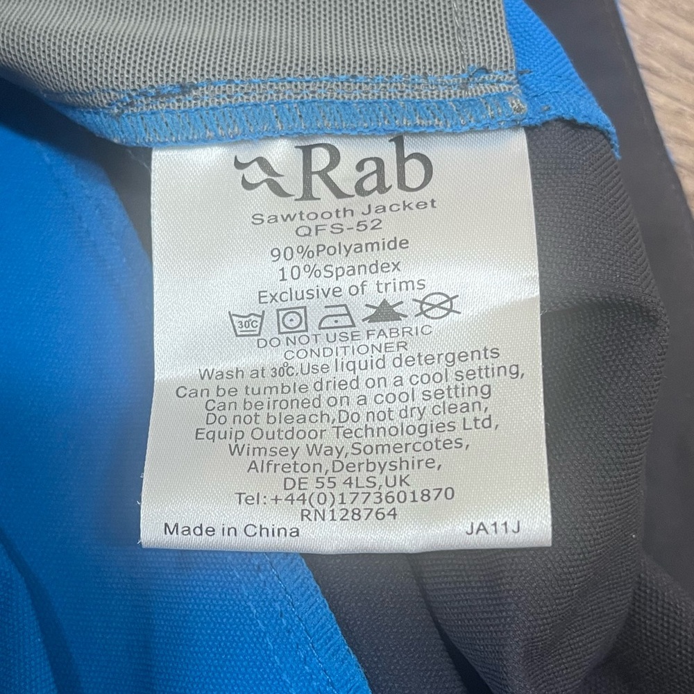 Rab Men's Blue Jacket - Picture 4 of 7